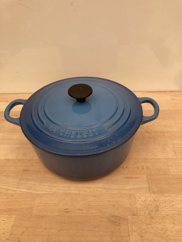 Creuset blue 22cm - creuset, round