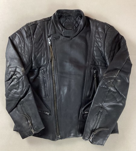 Vintage leather biker - vintage,