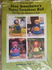 Jean Greenhowe's Knitting Pattern Booklet - TOPSY-TURNABOUT DOLL (4 in 1)