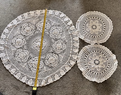 Doily crochet table - crochet, set