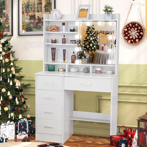 Wooden dressing table - table, w/