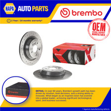 2x Brake Discs Pair fits FORD