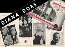 1953 Coventry Hippodrome Theatre variety programme Diana Dors Semprini clowns
