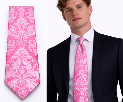 Pink men tie - men’s,
