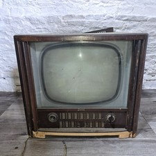 Very Rare Vintage 1957 Decca DM4 14" ins Television TV Untested For Restoration