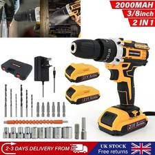 2 Battery 21V Cordless Drill