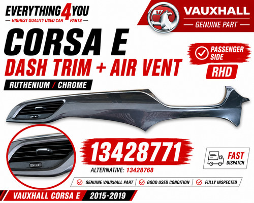 Dashboard trim cover with - , air