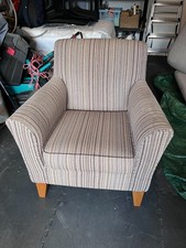Striped Herringbone Armchair Chair Next