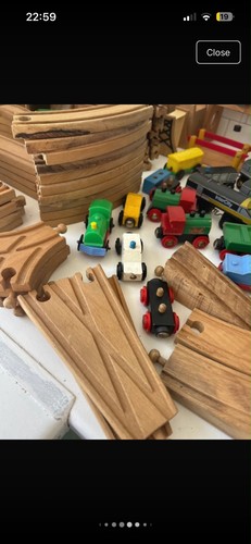 Brio wooden train track - wooden, 2