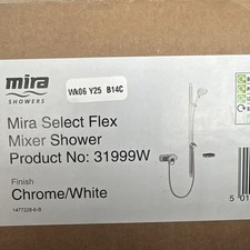 NEW. Mira Select Flex Thermostatic Exposed Mixer Shower - Product Number 31999W