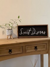 'Sweet Dreams'.framed wooden