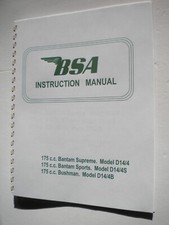 1967 BSA Bantam 175 Motorcycle