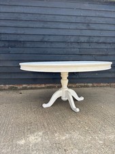5ft round solid wood painted dining table