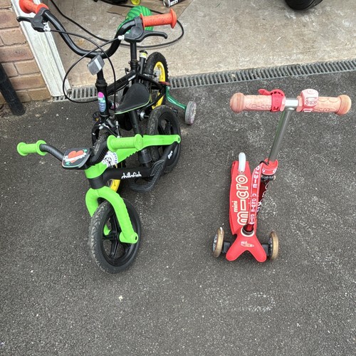 Micro mini wheel red push - 3-wheel,