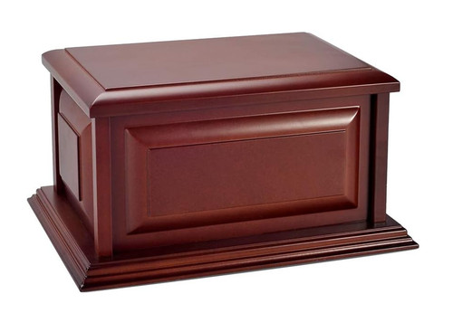 Adult wooden funeral urn - wooden,