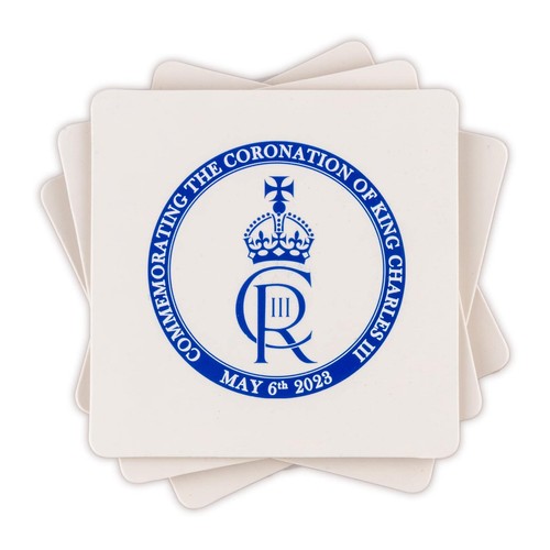 4pcs coasters set - king, charles