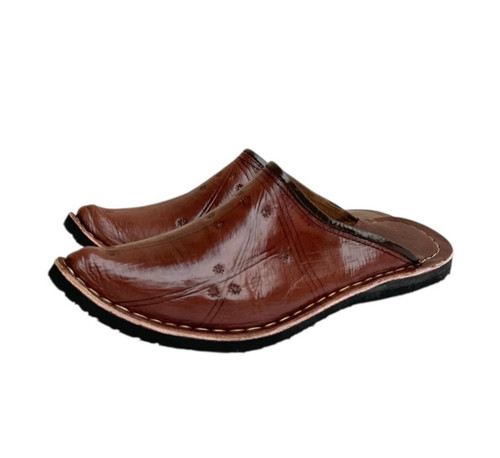 Men brown genuine leather - men's,