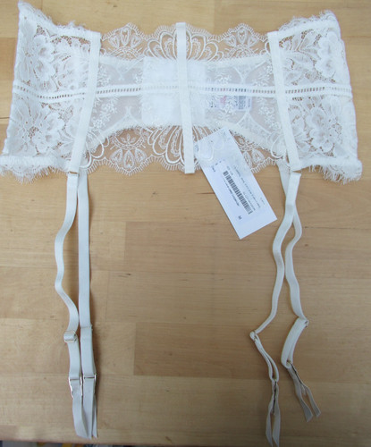 Embroidery lace wide suspender - wide,