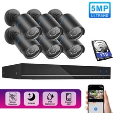 8CH 5MP DVR Outdoor Home CCTV