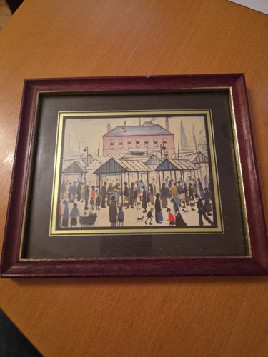 Lowry print framed northern - framed.,