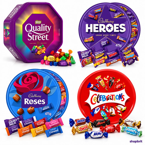 Chocolate tubs assorted - chocolate,