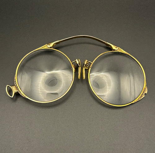 Antique folding lorgnette - folding,