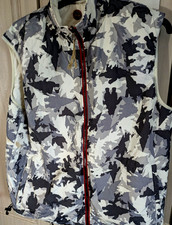 Timberland Reversible Mens Gilet Grey Camo & White Body Warmer