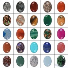 40mm oval flatback cab cabochon gemstone beads polished jewelry making
