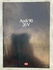 Audi 90 20V German Market Car Sales Brochure - June 1988 - In German