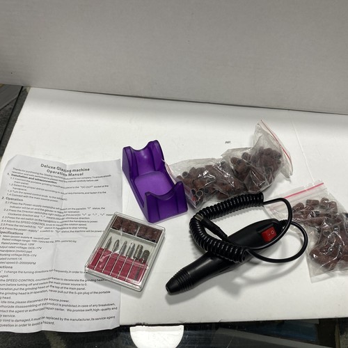 Deluxe glazing nail drill - nail,