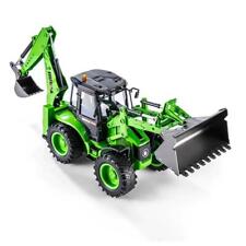 HuiNa 1/14 RC Backhoe Excavator Tractor 2.4Ghz 9CH Loader Toys Two Battery 1579