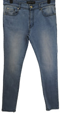 Criminal Justice Mens Blue Jeans Waist36in-Leg 31in SSkinny fit Used (EBSK3523)