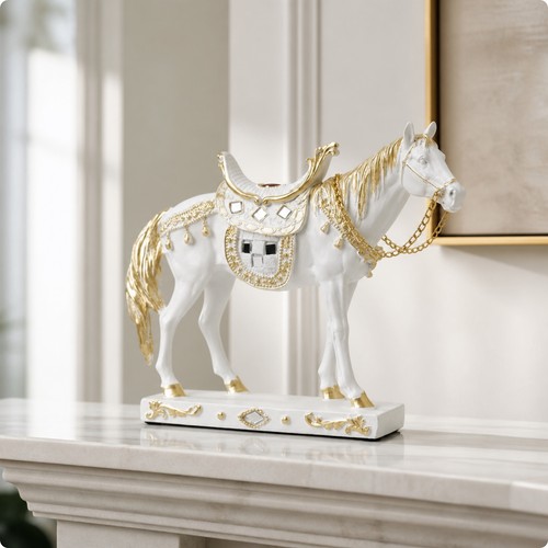 Standing horse statue - standing,