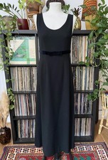 Vintage 1960s Black Crepe