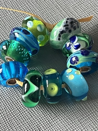 Trollbeads murano glass - x,