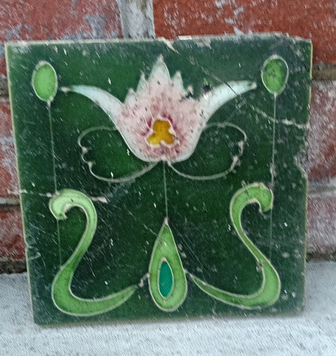 Art nouveau ceramic decorative - nouveau,