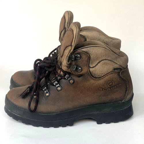 Vintage scarpa leather hiking - scarpa,