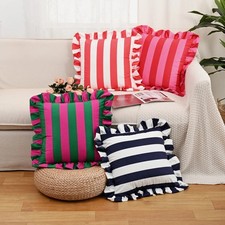 Striped Velvet Lace Pillowcase