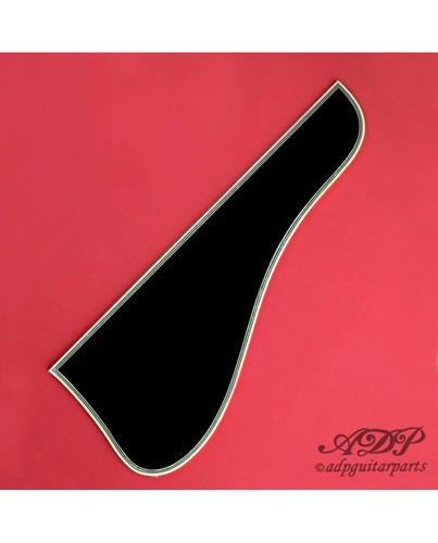 Archtop black pickguard - black,