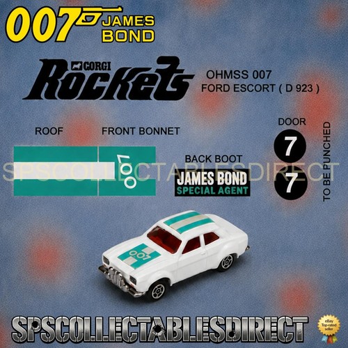 James bond 007 corgi rockets - bond,