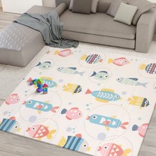 kidoola Reversible Large Baby Play Mat | Soft Playmat for Baby's Crawling