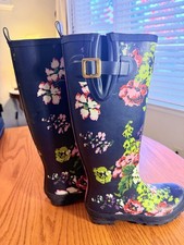 Joules Tall Printed Rain Boots