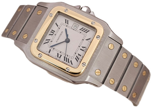 Cartier santos carree - santos, white