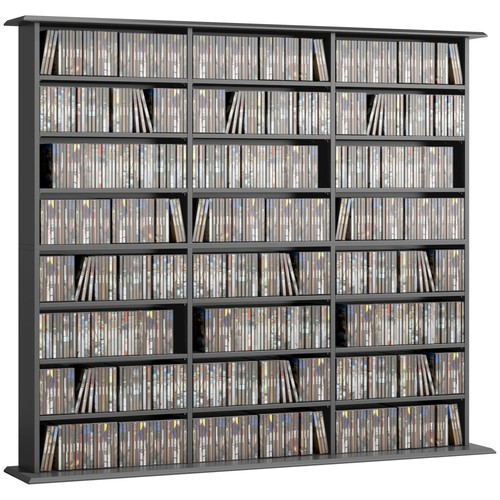 Homcom dvd storage unit media - unit,,