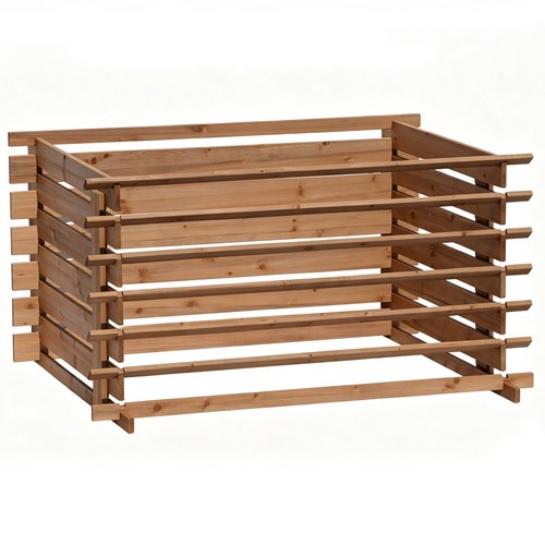 Wooden garden composter - garden,