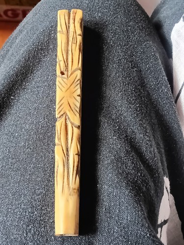 Antique victorian carved bone - victorian,