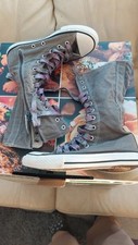 Converse Chuck Taylor Knee Hi high top UK 2 RRP £65