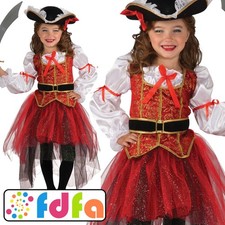 Rubies Pirate Princess of the Seas Girls Fancy Dress Costume