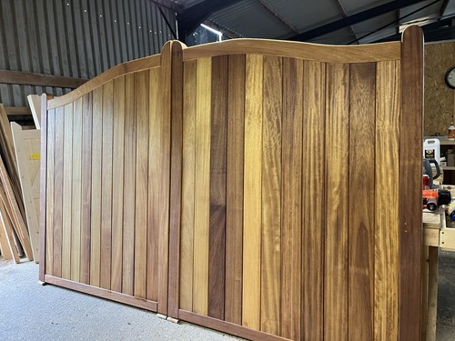 Wooden driveway gates - wooden,