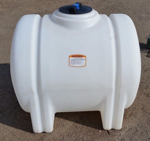 125 gallon poly plastic water